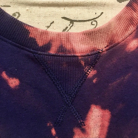 Rare! Bleach-Dyed Champion Pullover Sweatshirt - Picture 13 of 15